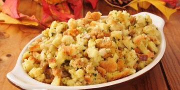 Bread Dressing Recipe. The most traditional stuffing for Thanksgiving turkey.