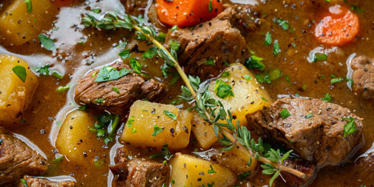 Irish Guinness Beer Stew traditional recipe