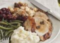Turkey roast with butter and giblet gravy recipe. The most traditional Thanksgiving recipe.