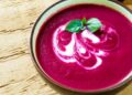Beet and Apple Cream, a colorful and healthy recipe