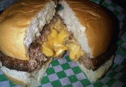 Minneapolis Burger recipe. Cheeseburger stuffed with cheese