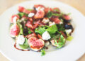 Fig and goat cheese salad