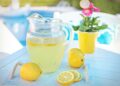 Homemade lemonade, a very refreshing and healthy drink