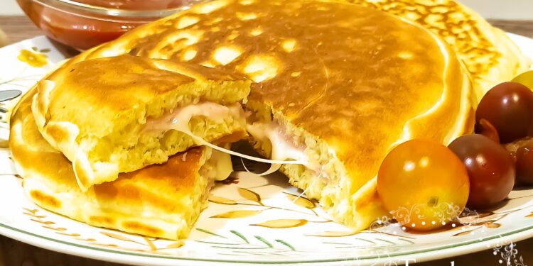 Ham and Cheese Pancakes, Stuffed Pancakes Recipe