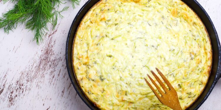 Zucchini and Bonito Pie