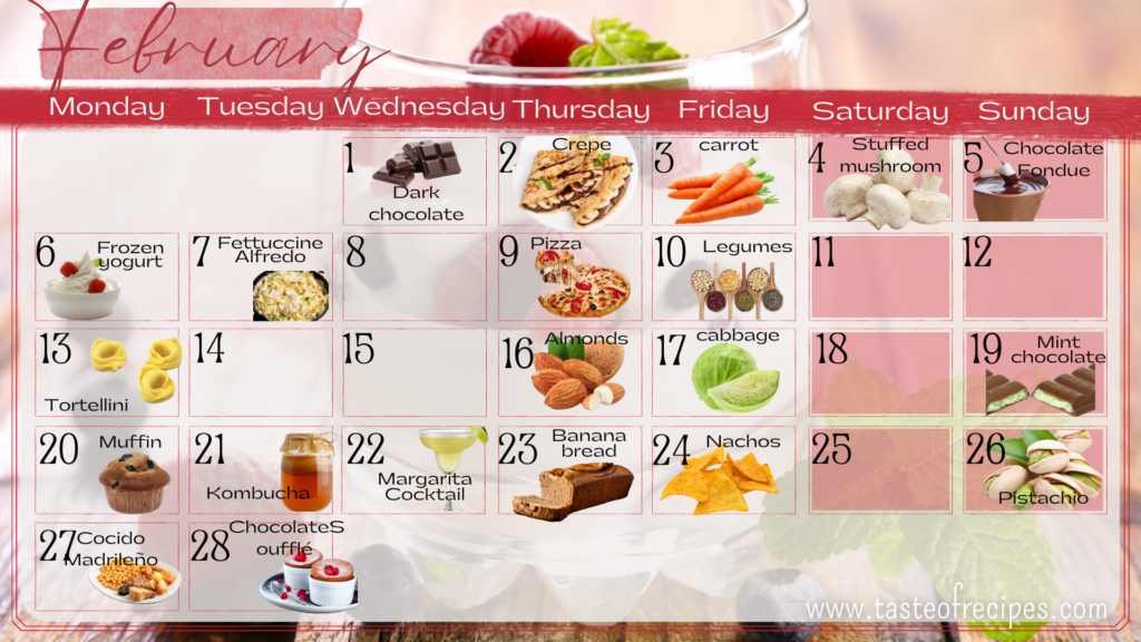 Gastronomic Calendar 