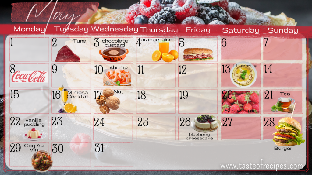 Gastronomic Calendar 
