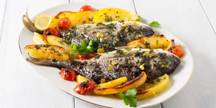 Christmas Baked Sea Bream Recipe