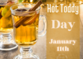 Celebrate Hot Toddy Day, every January 11th.