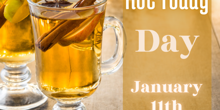 Celebrate Hot Toddy Day, every January 11th.