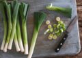 Roasted Leeks with Mustard Vinaigrette, a healthy and delicious recipe.