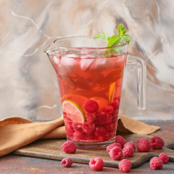 Raspberries Iced Tea