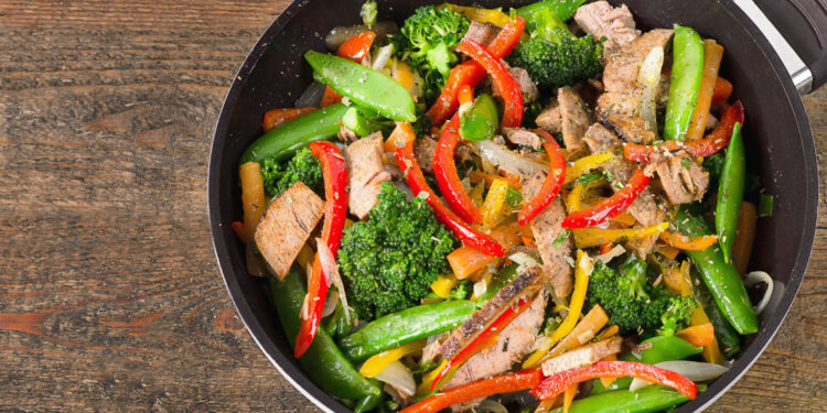 Sauteed Pork Tenderloin with Vegetables