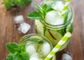 Lemon Peppermint Water, a recipe for a very refreshing and healthy drink.