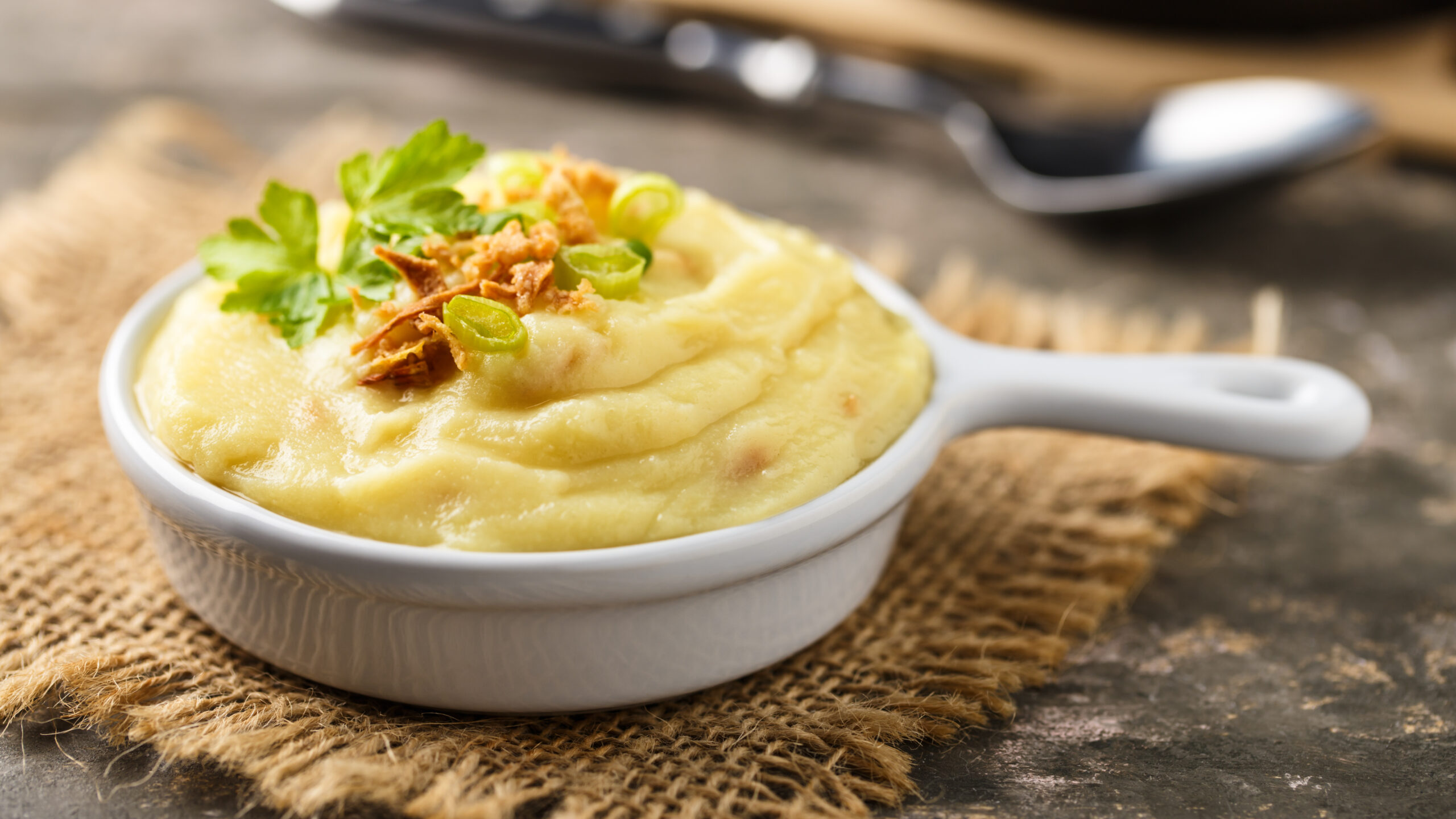 Garlic mashed potatoes, a simple way to add extra flavor to this classic side dish.